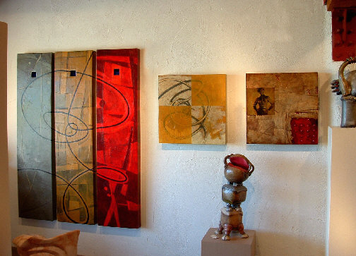 Inside Envision Gallery Taos NM