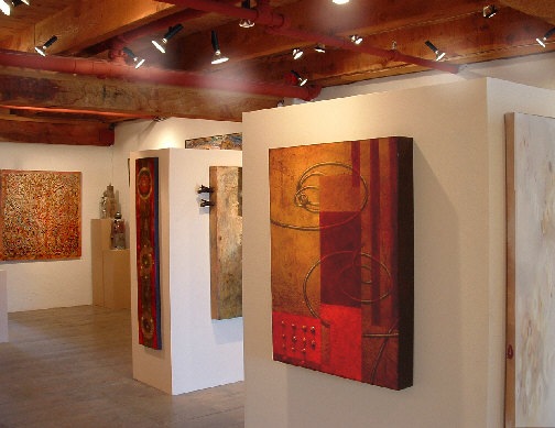 paintings by William Spencer III in Taos gallery